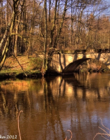Rega, ruina mostu, Żerzyno