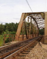 Piła, wiadukt linii 405 nad linią 203 Tczew – Kostrzyn