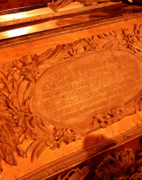 Dąbroszyn, sarkofag Hansa Adama II von Schöning